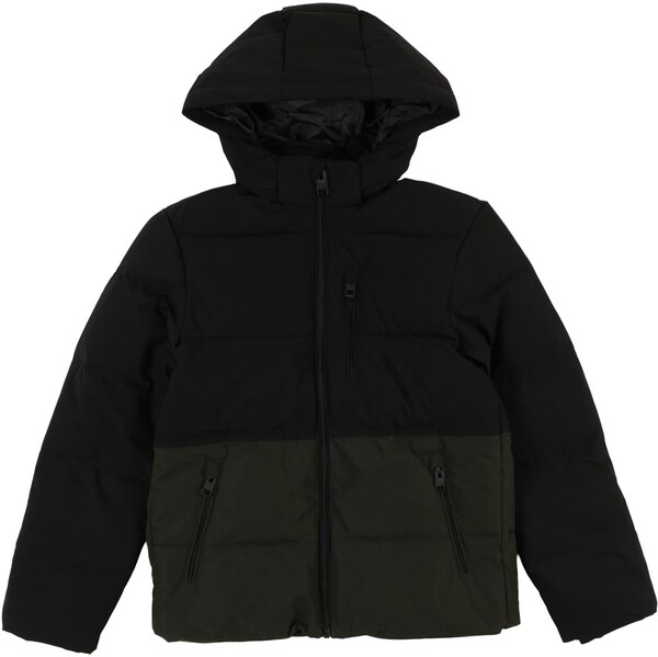 Jack & Jones Junior Zimná bunda JJEOwen jedľová / čierna 65415248