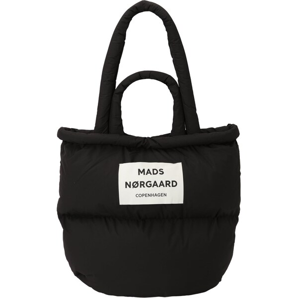 MADS NORGAARD COPENHAGEN Shopper čierna / šedobiela 66222430