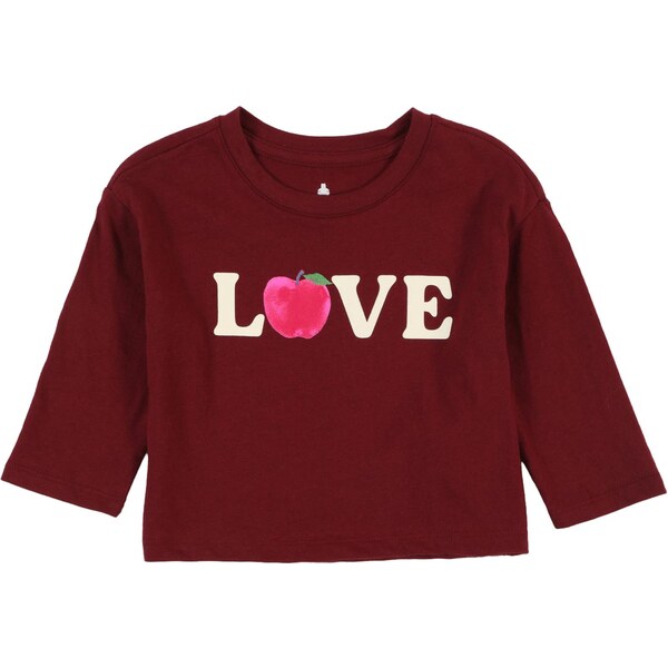 GAP Tričko slonová kosť / tmavoružová / bordová 65664257