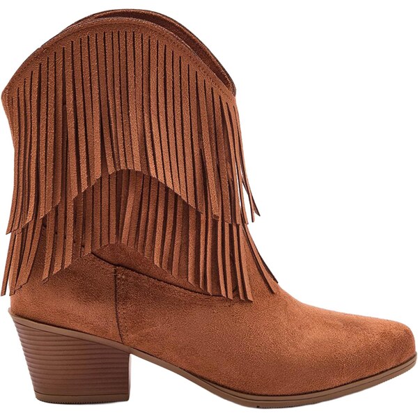 Trendyol Kovbojské čižmy hnedá 65892703