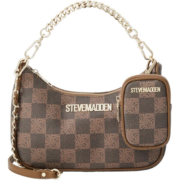 STEVE MADDEN Kabelka Bvital-7 hnedá / tmavohnedá / zlatá 65494463