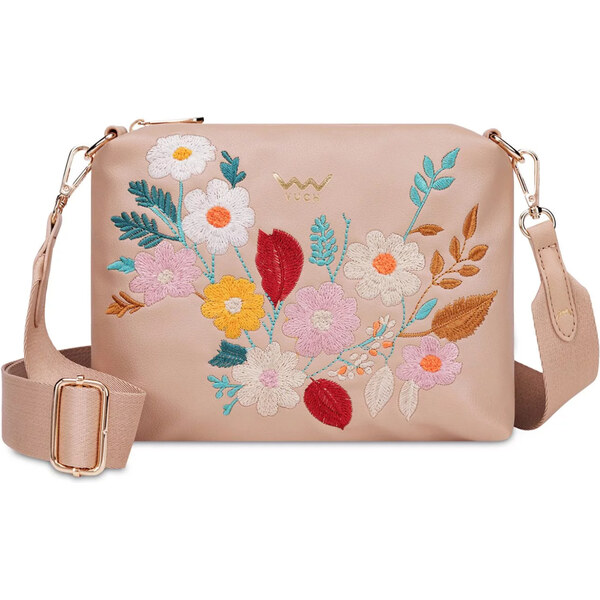 Dámska kabelka Vuch Coalie Flowers Beige 65444401
