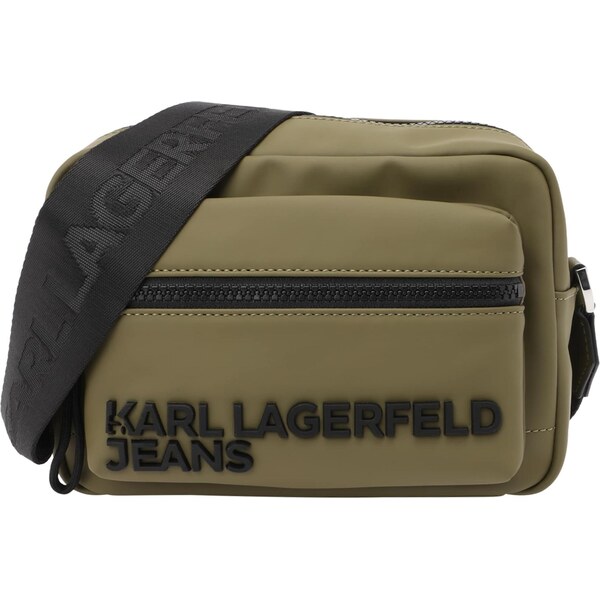 KARL LAGERFELD JEANS Taška cez rameno UTILITY kaki / čierna 56756782