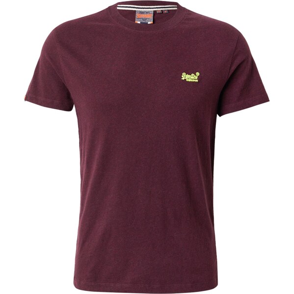 Superdry & Co Tričko Essential limetová / bordová 66007657