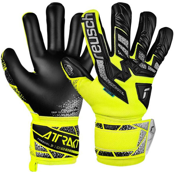 Reusch Attrakt Freegel Silver Jr Brankárske rukavice 5572235 2025 65549161