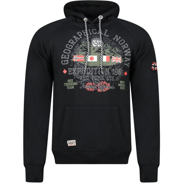 Geographical Norway Gexpe DB 100 M WZ3003H/GN-čierna mikina 65552858