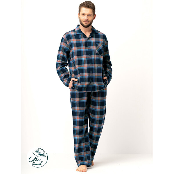 Key Kľúč MNS 431 B25 long/r M-2XL pánske pyžamo bez zipsu 65448801