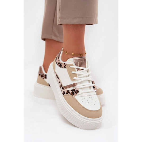 Big Star Shoes Damskie Sneakersy Na Platformie Big Star SS274357 66663609