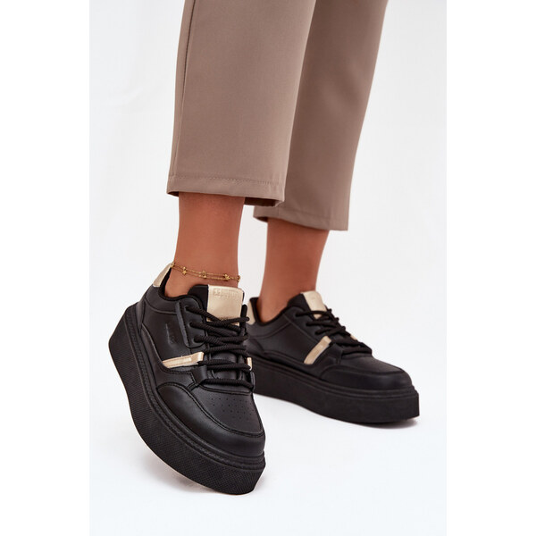 Big Star Shoes Damskie Sneakersy Na Platformie Big Star SS274360 66663612