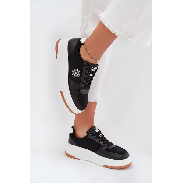 Big Star Shoes Dámske tenisky na platforme Big Star HI-POLY SYSTEM - 65449021