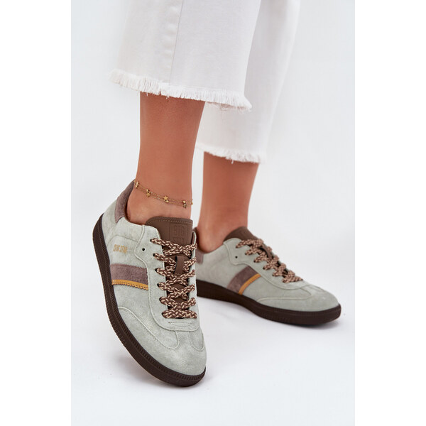 Big Star Shoes Zamszowe Niskie Sneakersy Damskie Big Star SS274678 HI 66663537