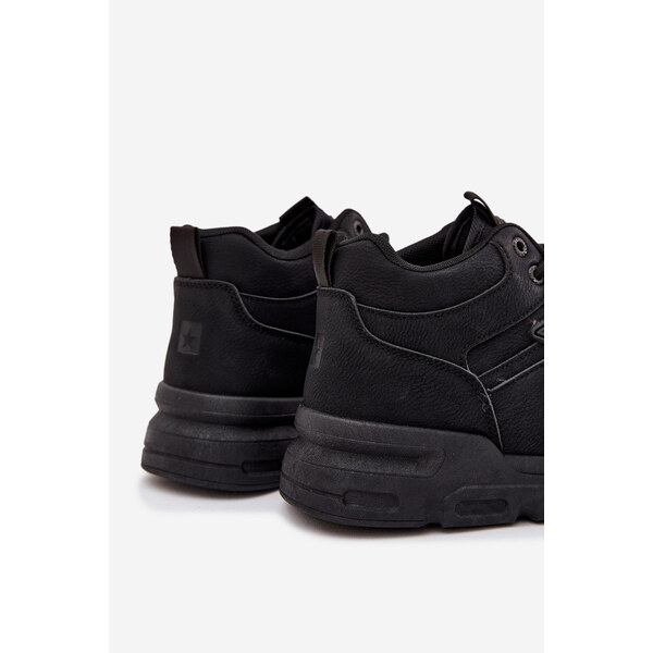 Big Star Shoes Pánske tenisky Big Star HI-POLY SYSTEM - čierne 65554740