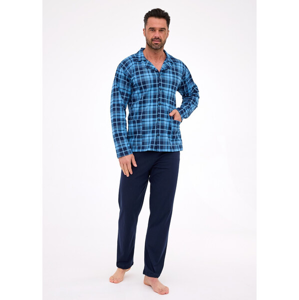 Cornette pyžamo 114/82 dlhé/r 3XL-5XL pánske bez zipsu 65449979