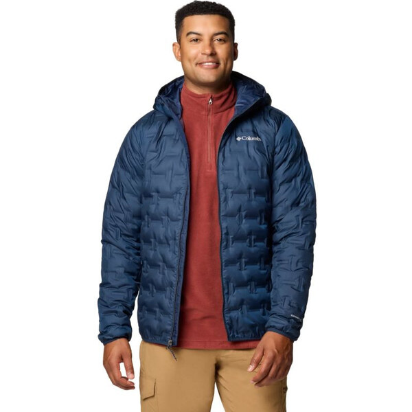 Columbia Delta Ridge II Down Jacket s kapucňou 2086222464 Navy blue L 66086164