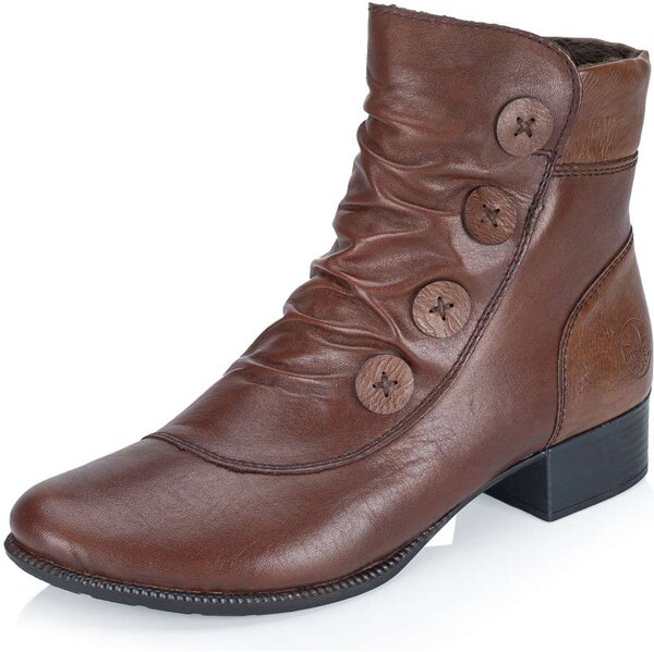 Dámska členková obuv RIEKER 78659-22 hnedá W5 65379910