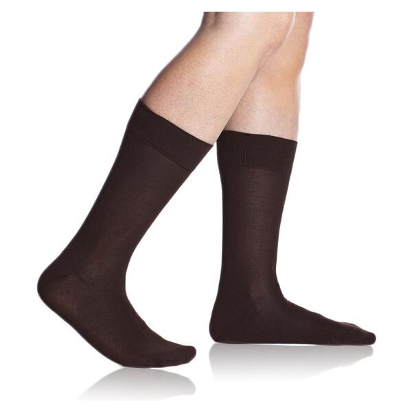 Bellinda BAMBUS COMFORT SOCKS - Klasické pánske ponožky - hnedá 64658848