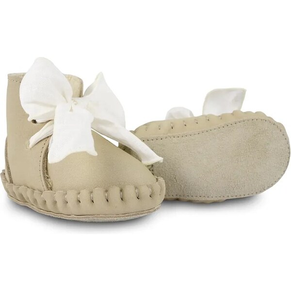 Kožené topánky pre bábätká Donsje Pina Organza Booties 57016600