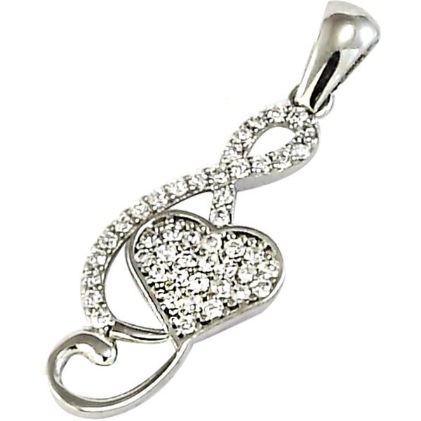 Strieborný prívesok Glare 628 65386057