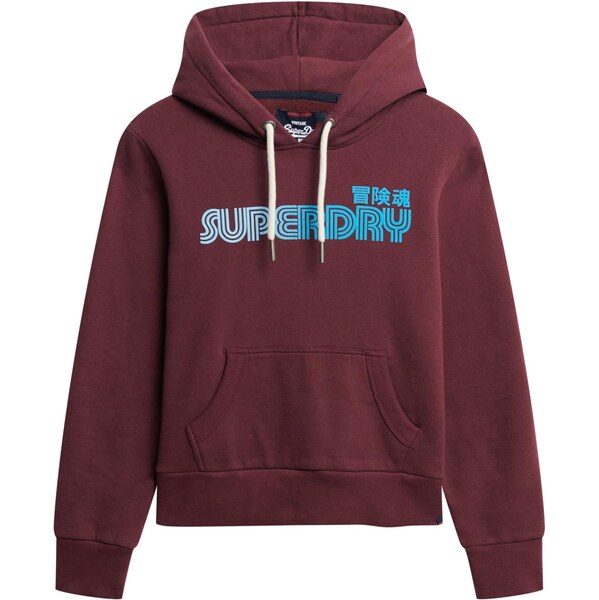 Superdry Mikina svetlomodrá / burgundská 65875614