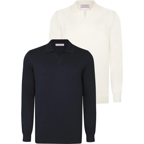 Felix Hardy Sveter čierna / biela 65660023