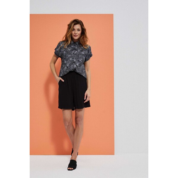 Moodo High-waisted viscose shorts 65388488