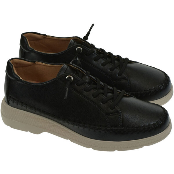 COMER Dámske čierne poltopánky MERRY 65389410