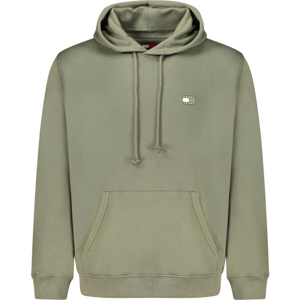 Tommy Hilfiger Pánska mikina s kapucňou v khaki farbe 65863176