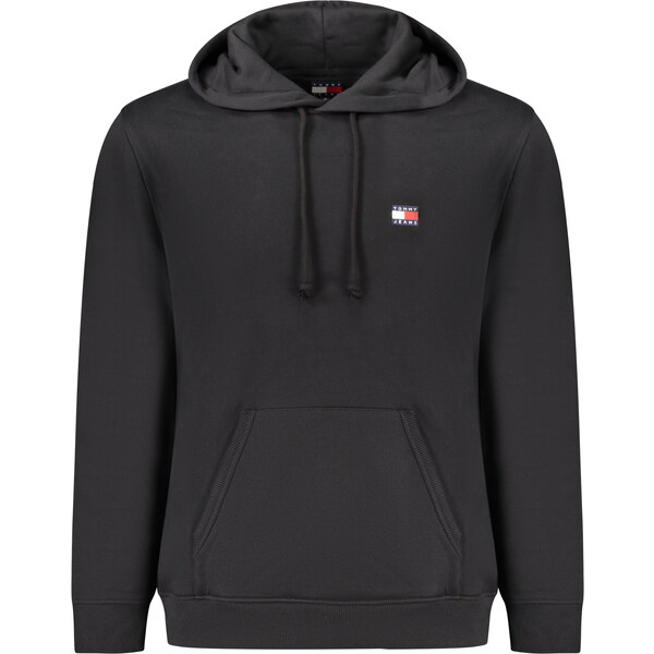 Tommy Hilfiger Jeans Pánska čierna mikina s kapucňou 66803568
