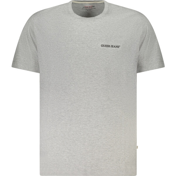 GUESS JEANS Pánske šedé tričko s krátkym rukávom 65863164