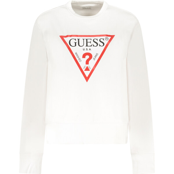 GUESS JEANS Biela mikina Guess s logom 65863169