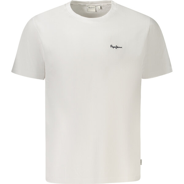 Pepe Jeans Biele pánske tričko s krátkym rukávom 65863081