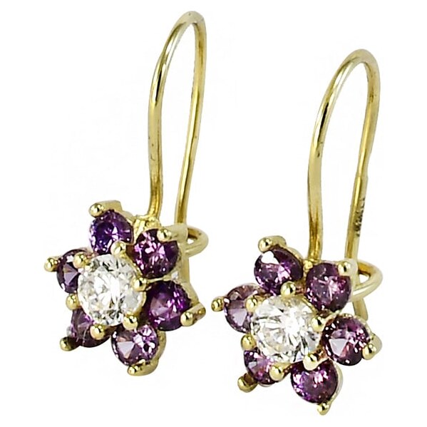 Zlaté náušnice Glare 463 65389587