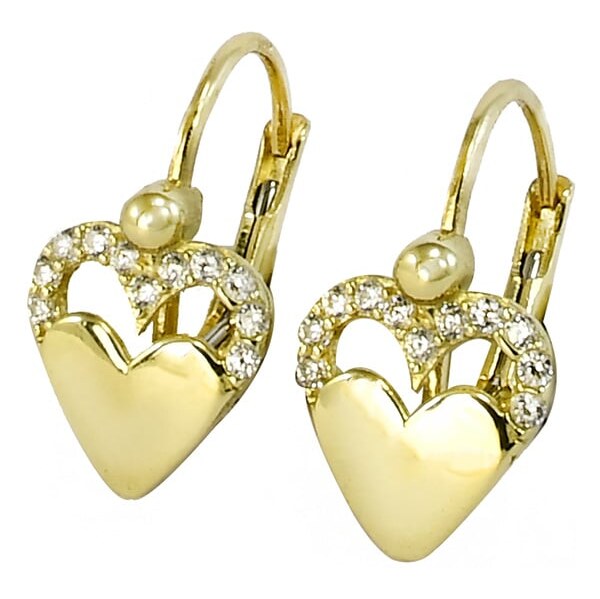 Zlaté náušnice Glare 464 65389588