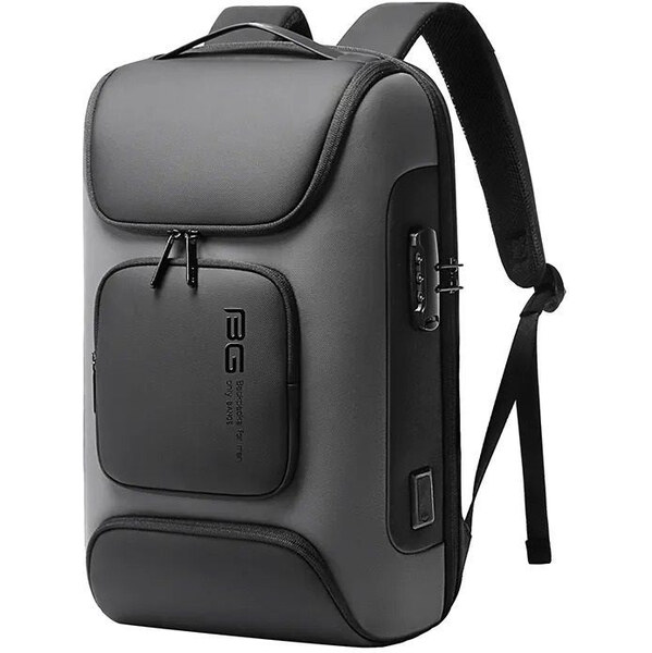 BANGE Business batoh s USB + zámok KEREM Šedý 25L 65228729