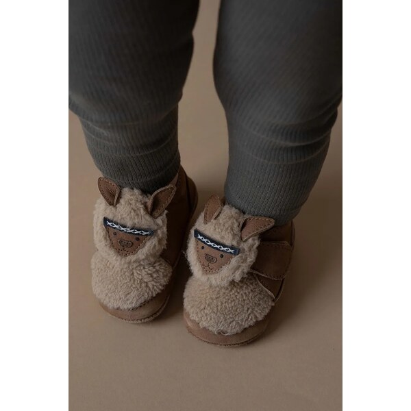 Zimné kožené topánky pre bábätká Donsje Matijn Sneakers Alpaca 65390176