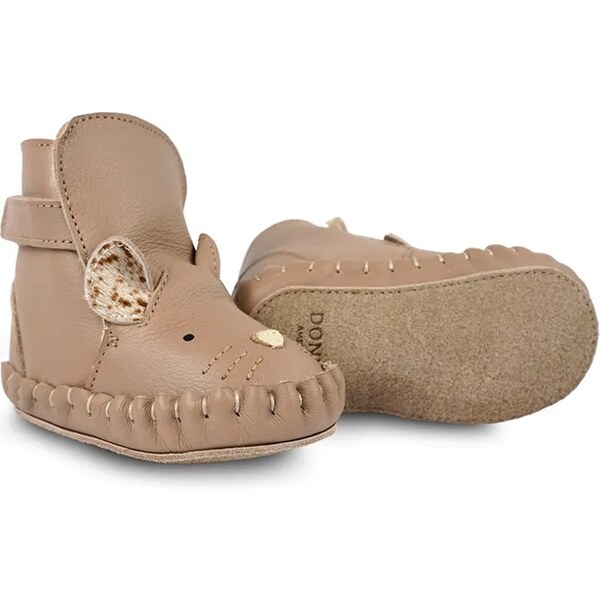 Kožené topánky pre bábätká Donsje Kapi Exclusive Booties Mouse 65390194