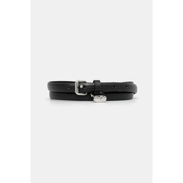 Kožený opasok Diesel DIESEL LOGO B-CHARM HIP 65389727