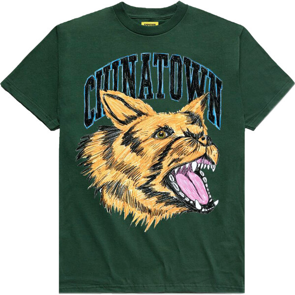 Chinatown Market Beware Sketch Tee Spruce - Pánske - Tričko MARKET - 66355574