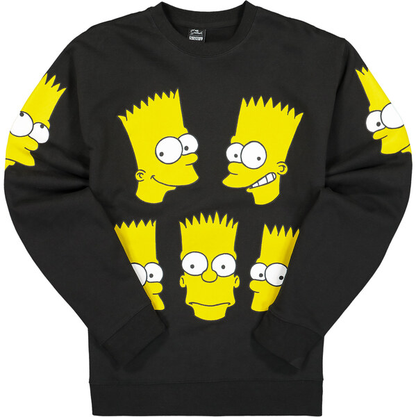 The Simpsons X Chinatown Market Classic Bart Crewneck Sweatshirt Black 66355610