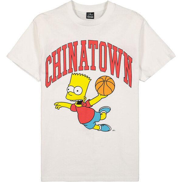The Simpsons X Chinatown Market Air Bart Arc T-Shirt White - Pánske - 66355614