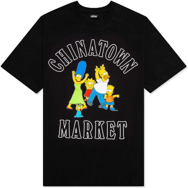 The Simpsons X Chinatown Market Family Og T-Shirt Black - Pánske - 66355618
