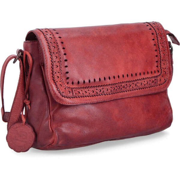 Kožená kabelka crossbody Noelia Bolger červená NB 2026 CV 47092150