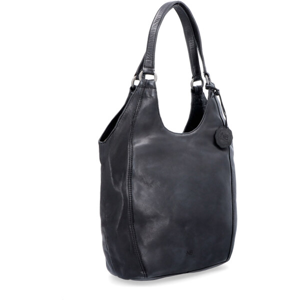 Kožená kabelka cez rameno Noelia Bolger čierna NB 2044 C 64019546