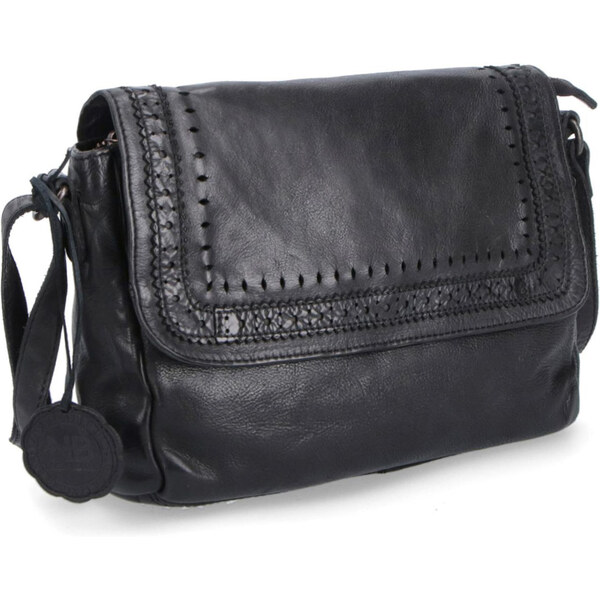 Kožená kabelka crossbody Noelia Bolger čierna NB 2026 C 47092153