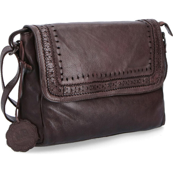 Kožená kabelka crossbody Noelia Bolger hnedá NB 2026 H 47092190