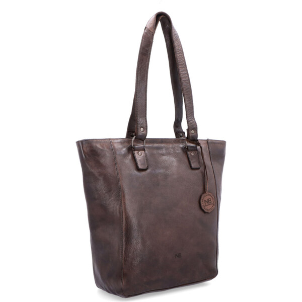 Kožená kabelka cez rameno Noelia Bolger hnedá NB 2021 H 17715083