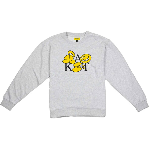 Market Bubble Letter Crewneck Sweatshirt - Pánske - Mikina MARKET - 66356312