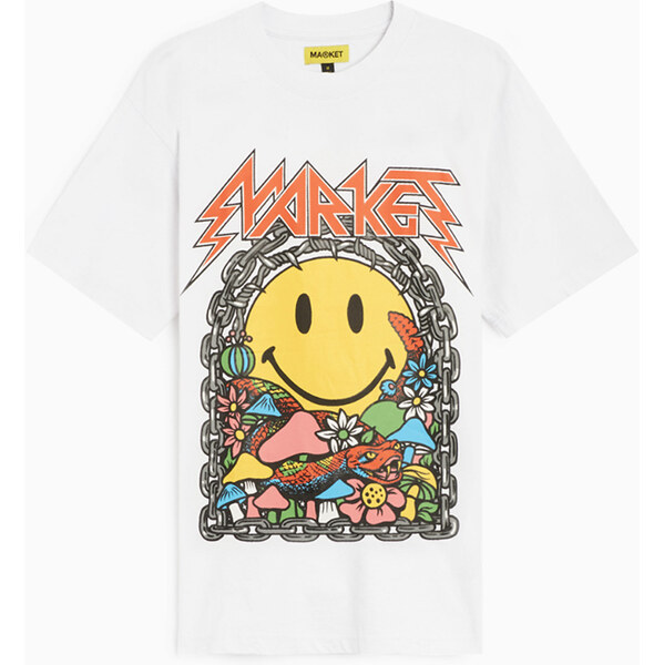 Iron Market Tee White - Pánske - Tričko MARKET - Biele - 399001064-2 66356323