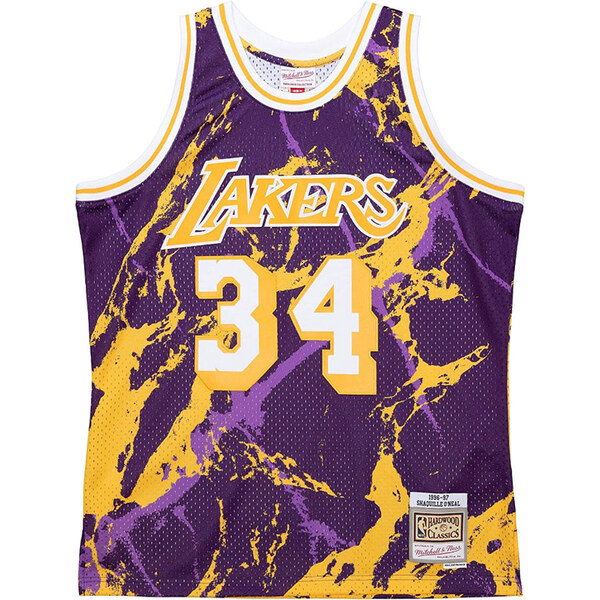 Mitchell & Ness NBA Los Angeles Lakers Shaquille ONeal Team Marble 66356352
