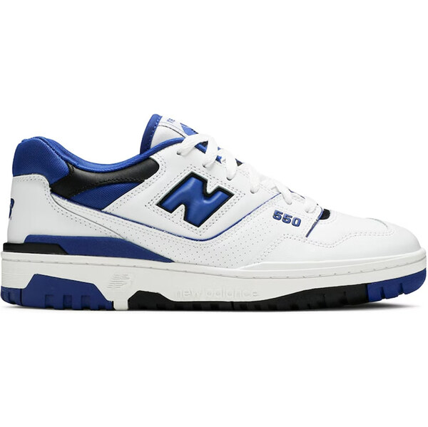 New Balance 550 White Royal - Pánske - Tenisky New Balance - Biele - 66356471